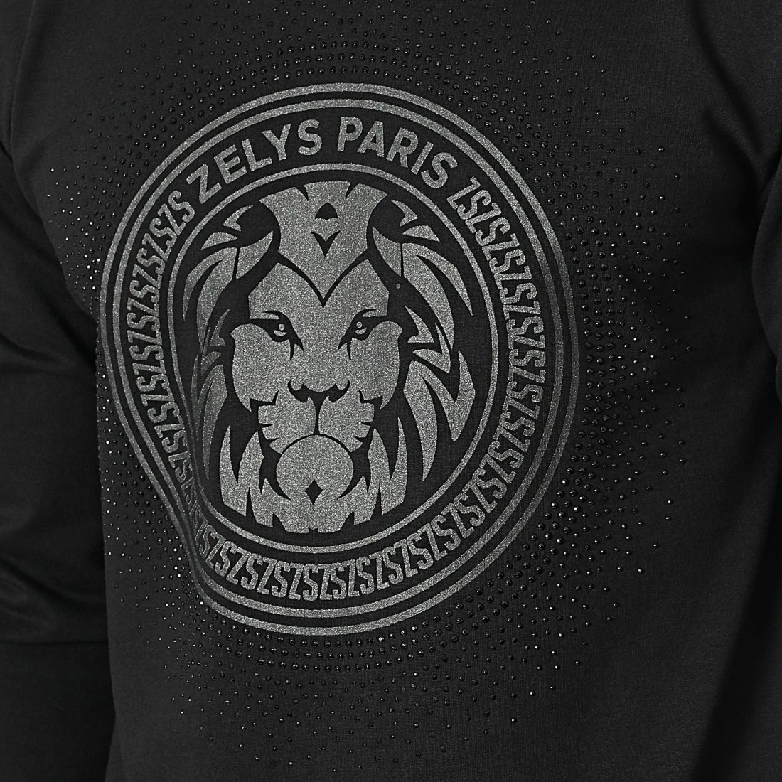 Meilleure affaire 🛒 Sweat Crewneck Strass Resta Noir de Zelys Paris 😀 4 Meilleure affaire 🛒 Sweat Crewneck Strass Resta Noir de Zelys Paris 😀 – Image 2