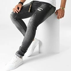 Bon marché 🧨 Jean Skinny Simons Gris Anthracite de Zelys Paris ✨ 8 Bon marché 🧨 Jean Skinny Simons Gris Anthracite de Zelys Paris ✨ -Zelys Paris Soldes Boutique zelys paris 335279 SIMONS 20220906T141744 03