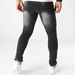 Remise 🛒 Jean Skinny Reda Gris Anthracite de Zelys Paris ❤️ -Zelys Paris Soldes Boutique zelys paris 335284 REDA BLACK 20220906T141806 04