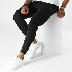 Bon marché 🌟 Pantalon Cargo Rando Noir de Zelys Paris 😀 -Zelys Paris Soldes Boutique zelys paris 335309 RANDO BLACK 20220906T140456 03