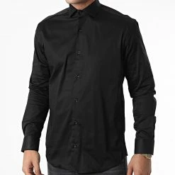 Acheter 🎁 Chemise Manches Longues Y3642 Noir de Zelys Paris 🤩