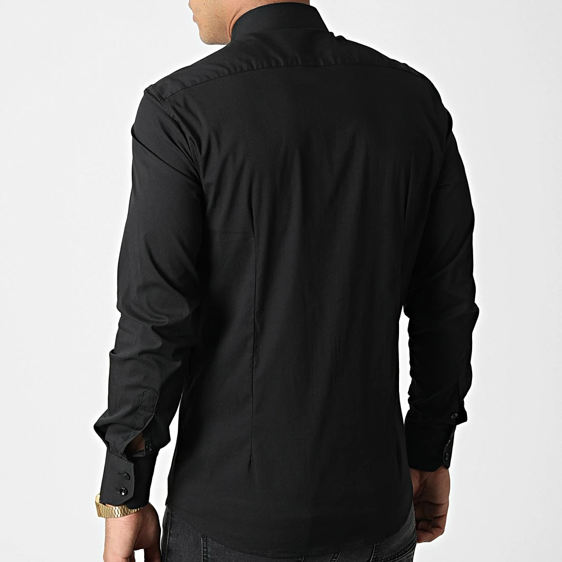 Grosses soldes ⌛ Chemise Manches Longues Adriano Noir de Zelys Paris 🧨 6 Grosses soldes ⌛ Chemise Manches Longues Adriano Noir de Zelys Paris 🧨 – Image 4