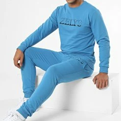 Meilleure vente 🎁 Ensemble De Survetement Beaver Bleu de Zelys Paris 🔔