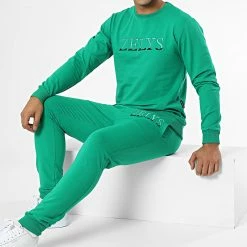 Meilleure affaire 👍 Ensemble De Survetement Beaver Vert de Zelys Paris 😀