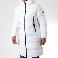 Le moins cher ⌛ Doudoune Capuche Longue Jackson Blanc de Zelys Paris 😀