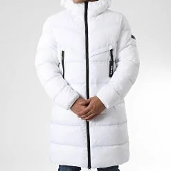 Le moins cher ⌛ Doudoune Capuche Longue Jackson Blanc de Zelys Paris 😀 -Zelys Paris Soldes Boutique zelys paris 340323 JACKSON 1 20221004T155209 03