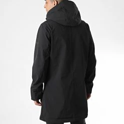 Acheter 🎉 Veste Zippée Capuche Longue Tyson Noir de Zelys Paris ✔️ -Zelys Paris Soldes Boutique zelys paris 340325 TYSON 9 20221004T155546 04