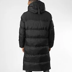 Nouveau 🔔 Doudoune Capuche Longue Anis Noir de Zelys Paris 🔔 -Zelys Paris Soldes Boutique zelys paris 340332 ANIS 9 20221004T160608 04