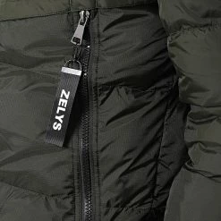 Coupon 🧨 Doudoune Capuche Oga Vert Kaki de Zelys Paris 🛒 -Zelys Paris Soldes Boutique zelys paris 340333 OGA 4 20221007T151622 02