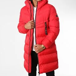 Meilleure affaire 😀 Doudoune Capuche Longue Jackson Rouge de Zelys Paris 😍