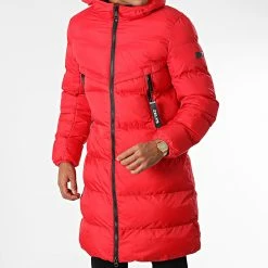 Meilleure affaire 😀 Doudoune Capuche Longue Jackson Rouge de Zelys Paris 😍 -Zelys Paris Soldes Boutique zelys paris 340336 JACKSON 5 20221004T160655 03