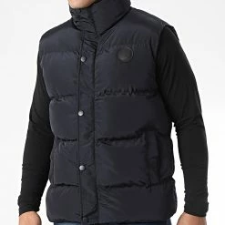 Vente flash ⭐ Doudoune Sans Manches CR Bleu Marine de Zelys Paris 🔔