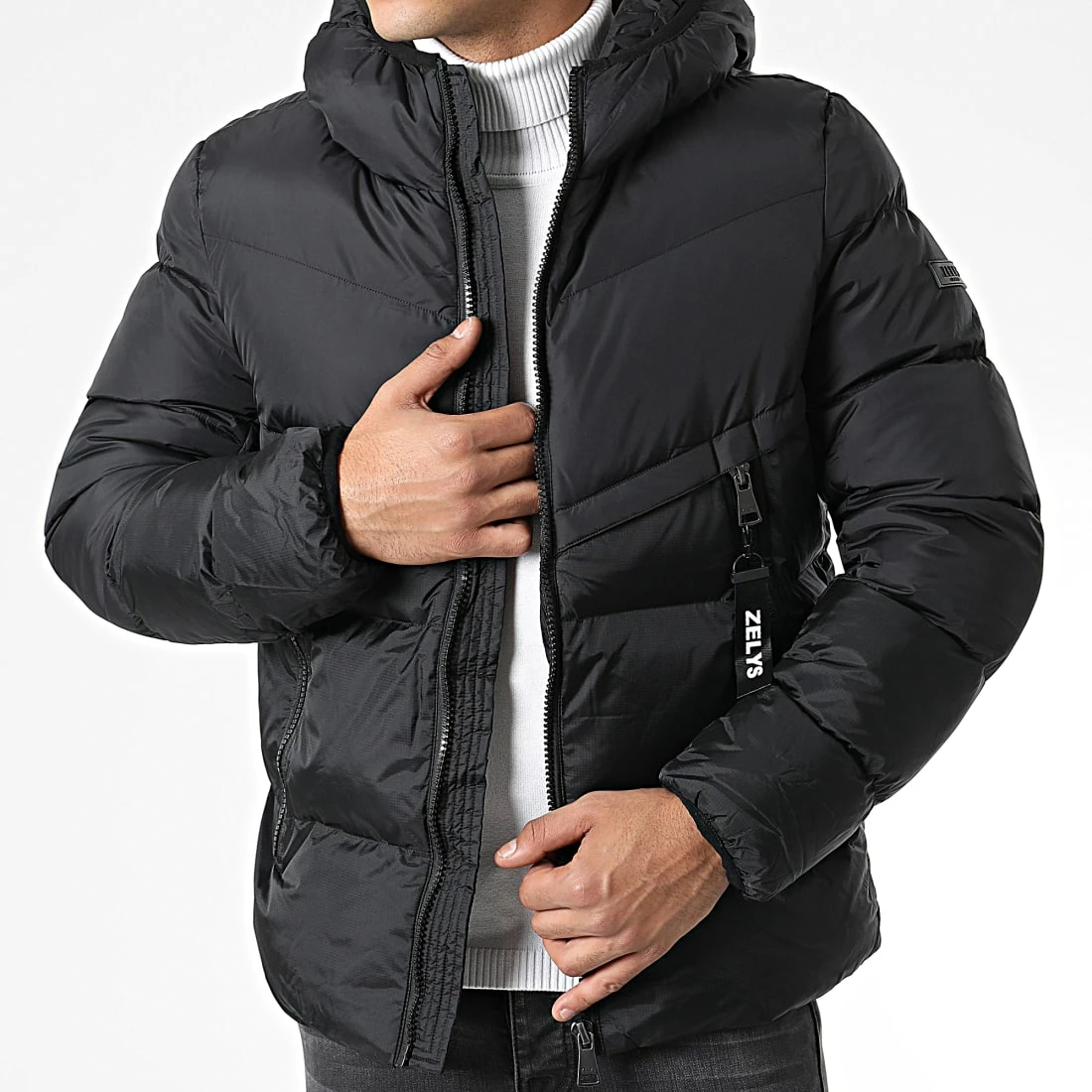 Promo 🛒 Doudoune Capuche Oga Noir de Zelys Paris ⭐ 3 Promo 🛒 Doudoune Capuche Oga Noir de Zelys Paris ⭐