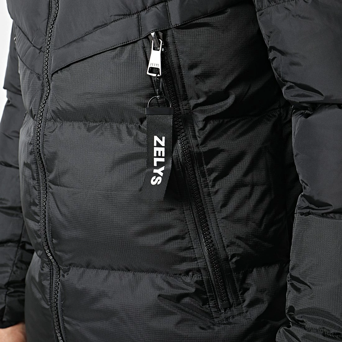 Promo 🛒 Doudoune Capuche Oga Noir de Zelys Paris ⭐ 4 Promo 🛒 Doudoune Capuche Oga Noir de Zelys Paris ⭐ – Image 2