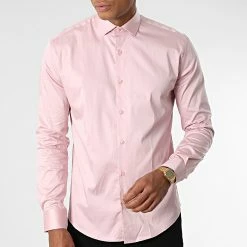 Remise 👍 Chemise Manches Longues Y3642 Rose de Zelys Paris 🌟 -Zelys Paris Soldes Boutique zelys paris 340415 ZELYS Y3642 PINK 20221004T161540 03