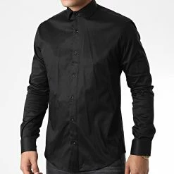 Nouveau 💯 Chemise Manches Longues Y3642 Noir de Zelys Paris 🔥 -Zelys Paris Soldes Boutique zelys paris 340419 ZELYS Y3642 BLACK 20221004T155401 03