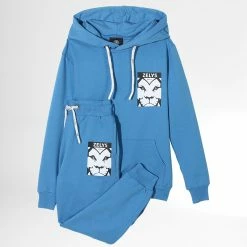 Bon marché ⭐ Ensemble De Survetement Enfant Keaver Bleu Clair de Zelys Paris 🥰