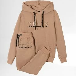 Le moins cher 🎁 Ensemble De Survetement Enfant Kista Beige de Zelys Paris 🥰