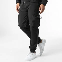 Promo 👏 Ensemble Veste Zippée Et Pantalon Cargo Travis Noir de Zelys Paris 🌟 -Zelys Paris Soldes Boutique zelys paris 346362 TRAVIS BLACK 20221103T115344 04