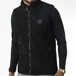 Remise 😉 Veste Zippée Fourrure Mouton Sans Manches Pecora Noir de Zelys Paris 🛒 -Zelys Paris Soldes Boutique zelys paris 346368 PECORA BLACK 20221031T144526 03