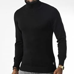 De gros 🤩 Pull Col Roulé Ocean Noir de Zelys Paris 🎉