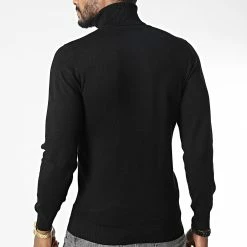 De gros 🤩 Pull Col Roulé Ocean Noir de Zelys Paris 🎉 -Zelys Paris Soldes Boutique zelys paris 346400 OCEAN BLACK 20221031T144342 04