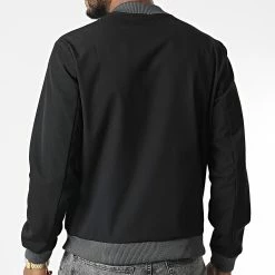 Meilleure affaire ✨ Veste Zippée Carl Noir de Zelys Paris 🎁 -Zelys Paris Soldes Boutique zelys paris 346401 CARL BLACK ANTHRACITE 20221031T150103 04