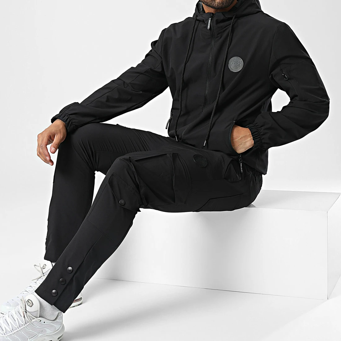 Bon marché 🔔 Ensemble Cargo Raps Noir de Zelys Paris ⭐ 3 Bon marché 🔔 Ensemble Cargo Raps Noir de Zelys Paris ⭐