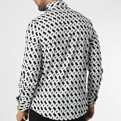 Acheter 😀 Chemise Manches Longues Alto Blanc Noir Gris de Zelys Paris 😉 -Zelys Paris Soldes Boutique zelys paris 346438 LTO GREY 20221104T153018 04