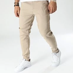 Budget 👍 Pantalon Chino Nino Beige de Zelys Paris 💯