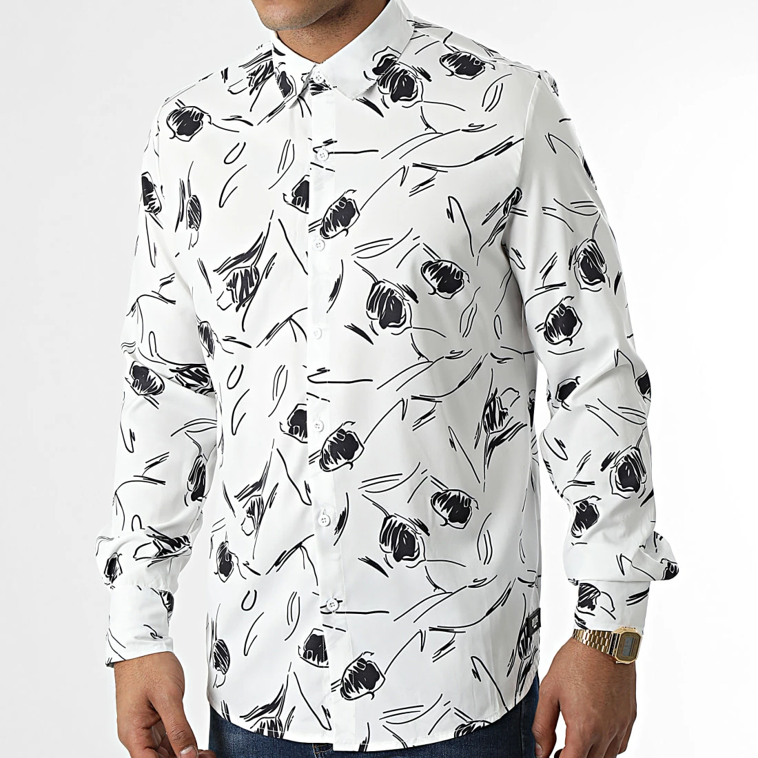 Le moins cher 🤩 Chemise Manches Longues Adam Blanc de Zelys Paris 👍 5 Le moins cher 🤩 Chemise Manches Longues Adam Blanc de Zelys Paris 👍 – Image 3