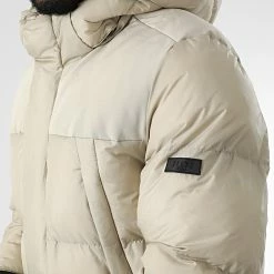 Nouveau 🎉 Doudoune Capuche Longue Floki Beige de Zelys Paris ⌛ -Zelys Paris Soldes Boutique zelys paris 346471 FLOKI BEIGE 20221031T150438 02