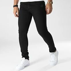 Grosses soldes 👍 Jean Skinny Back Noir de Zelys Paris 🌟