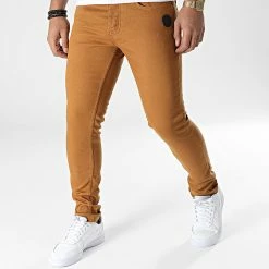 Meilleure vente 🎁 Jean Skinny Back Camel de Zelys Paris 😀
