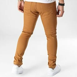 Meilleure vente 🎁 Jean Skinny Back Camel de Zelys Paris 😀 -Zelys Paris Soldes Boutique zelys paris 346474 IBACK CAMEL 20221108T152202 04